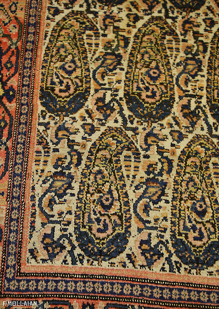 Tapis Persan Antique Senneh Bothe Design n°:47589395